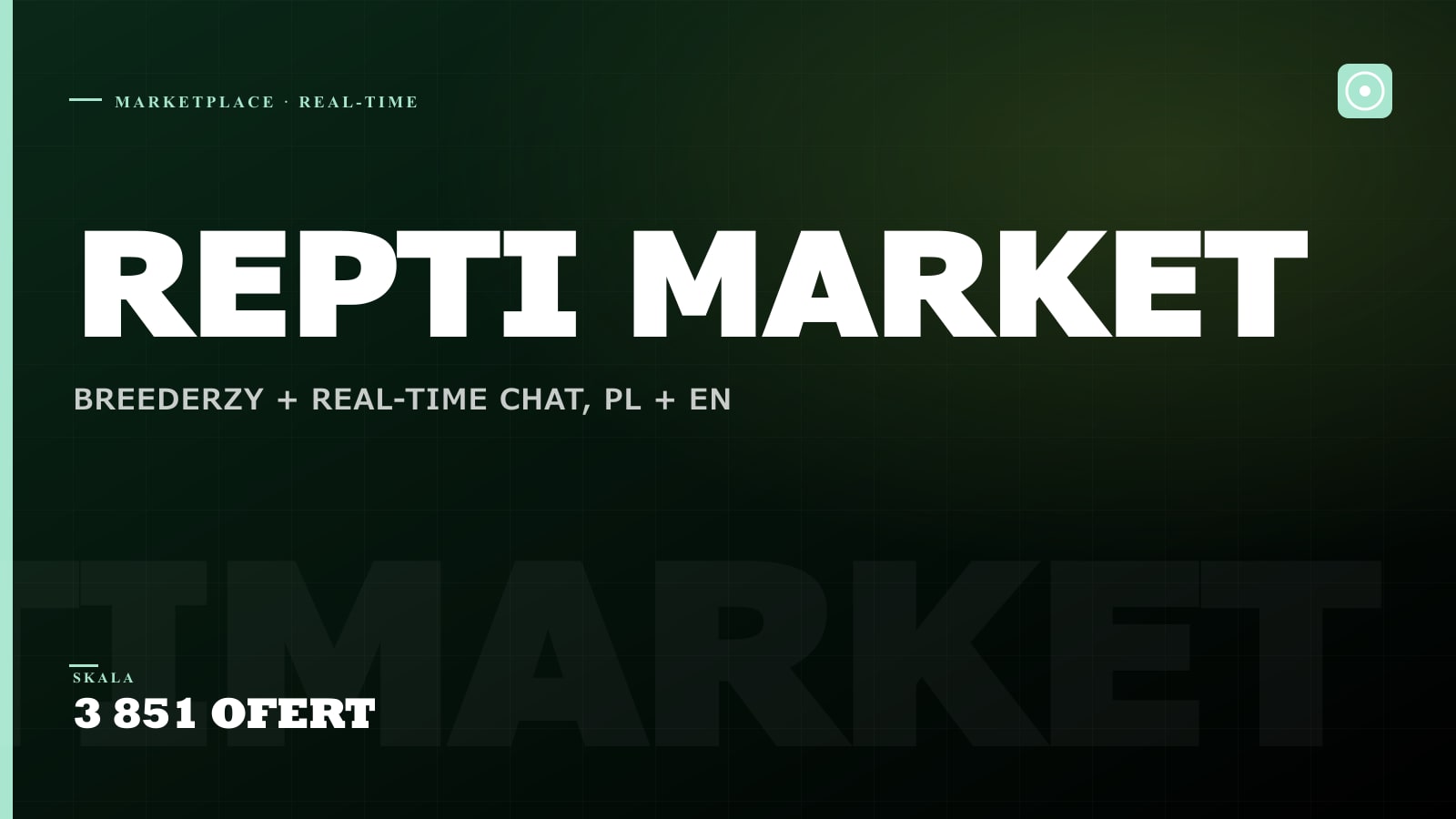 Repti Market — marketplace gadów i terrarystyki PL i EN